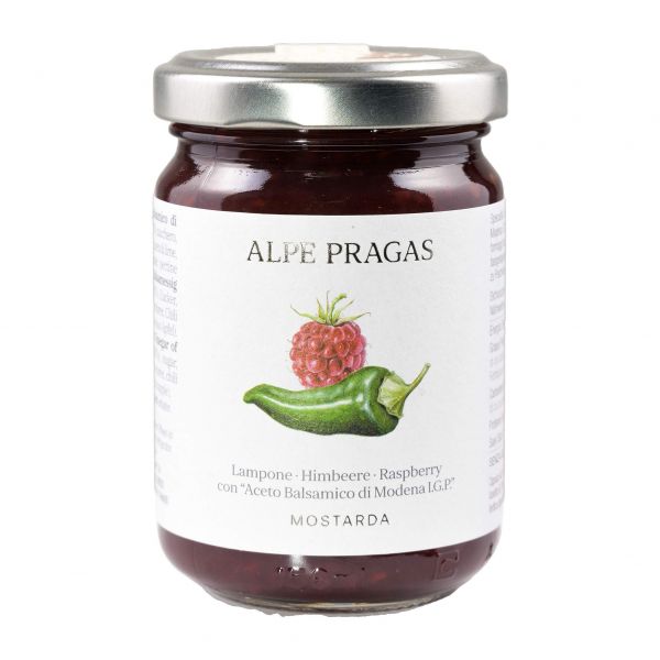 Alpe Pragas Chutney | Mostarda Himbeere und Balsamessig 