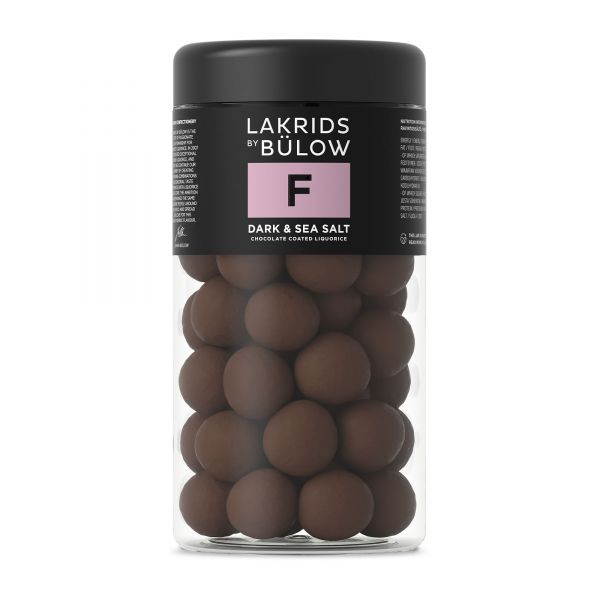 Lakrids by Bülow | F | Dark Sea Salt | Regular | 295g