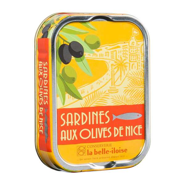 La belle-iIloise | Sardinen mit Nizza Oliven | 115g 
