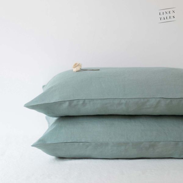 Linen Tales | Kissenbezug 80x80 | Green Milleu