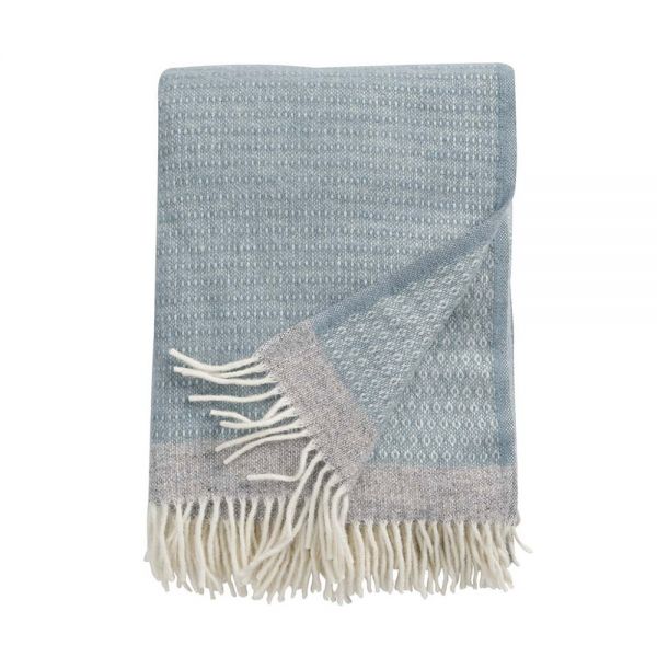 Klippan | Wolldecke Harald | dusty blue