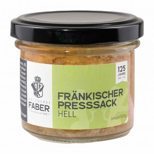 Faber Feinkost | Fränkischer Presssack | 100g im Glas