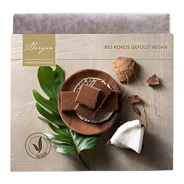 Berger | Bio Schokolade Kokos gefüllt | vegan