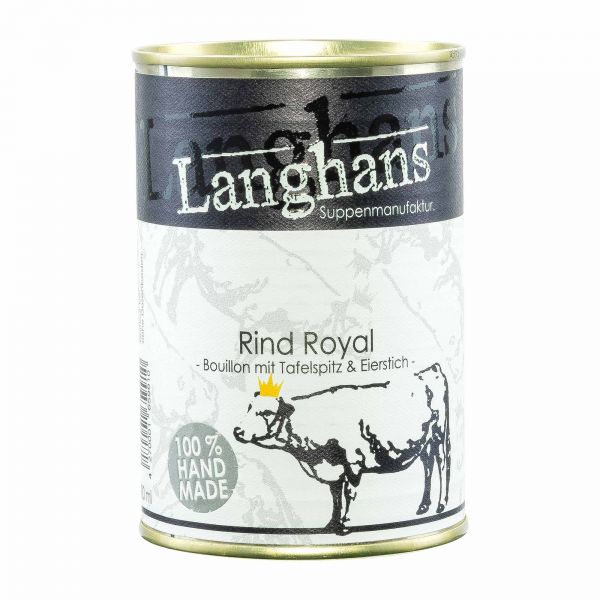 Langhans | Bouillon Rind Royal mit Tafelspitz & Eierstich | 400ml