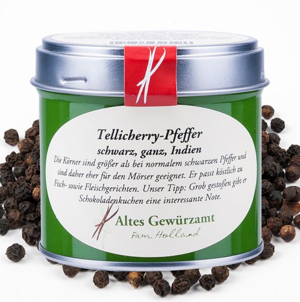 Ingo Holland | schwarzer Tellicherry Pfeffer | 90g