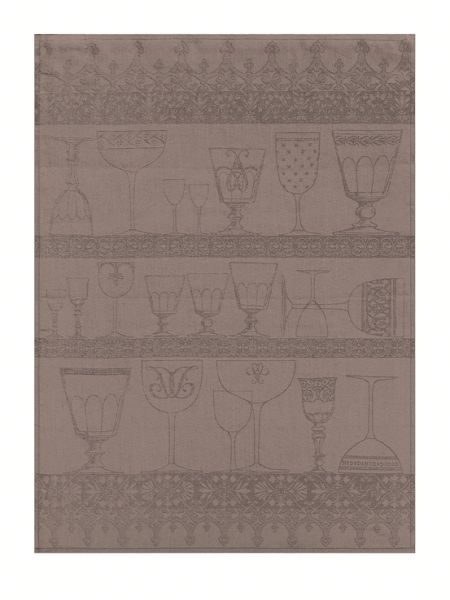 Le Jacquard Francais Gläsertuch | Cristal Poivre Gris