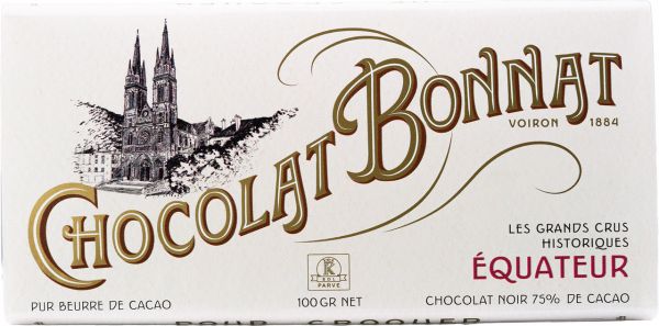 Bonnat Schokolade | Equateur 75% | dunkle Schokolade