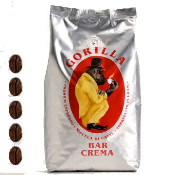Gorilla Kaffee | Bar Crema | Silber | 1kg