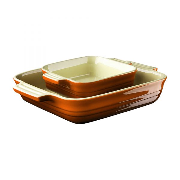 Le Creuset | Auflaufform Set | ofenrot