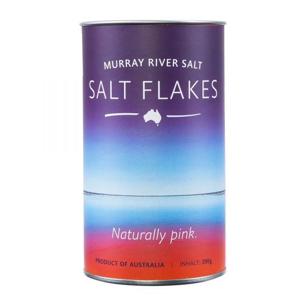Murray River Salz | Salt Flakes | rosa Salzflocken | 200g Dose