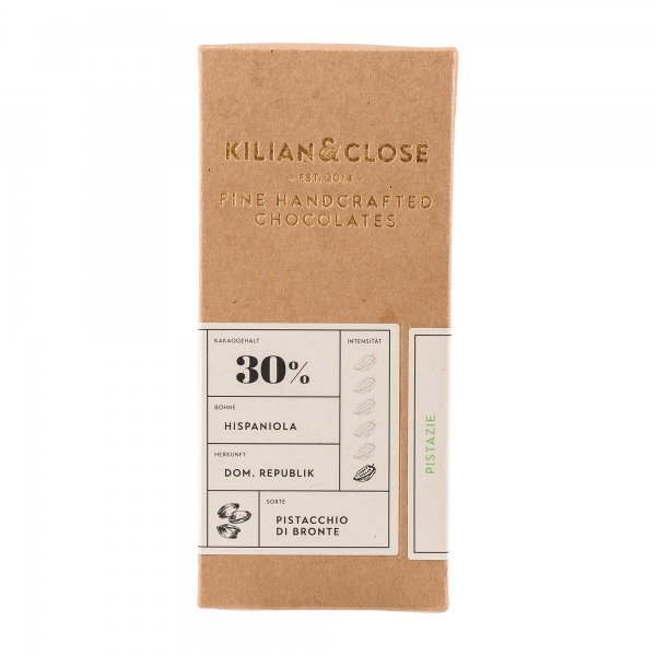 Kilian & Close 30% Weiße Schokolade Pistazie
