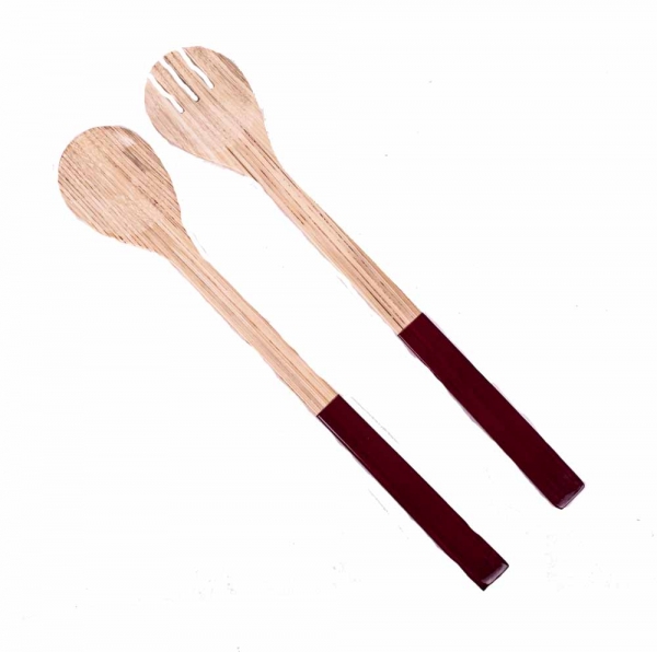 Albert L Besteck Bambus 37cm rot