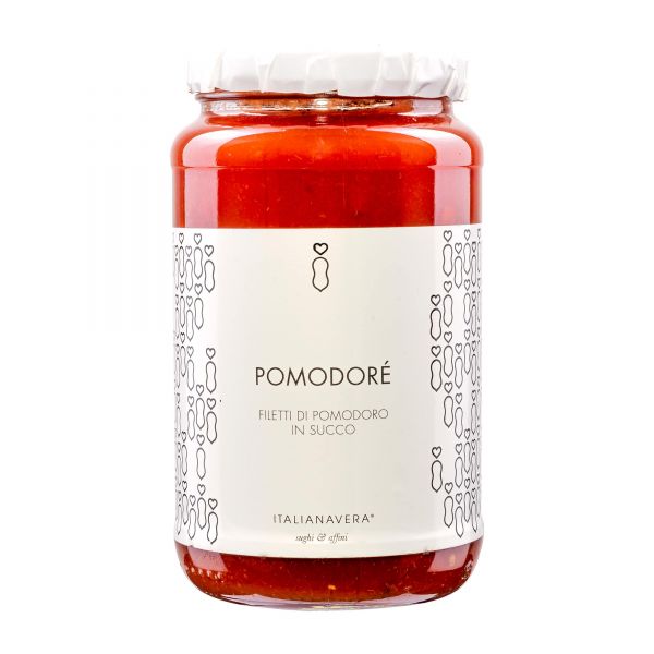 Italianavera | Pomodoré | Tomatenfilets im eigenen Saft | 520g