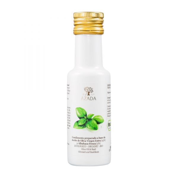 Azada | Olivenöl mit Basilikum | 100ml