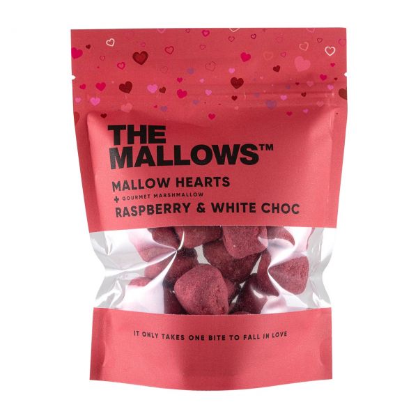 The Mallows Hearts | Marshmallows Himbeerherzen | 90g