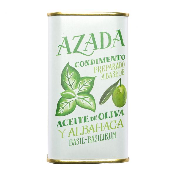 Azada | Olivenöl mit Basilikum | 225ml