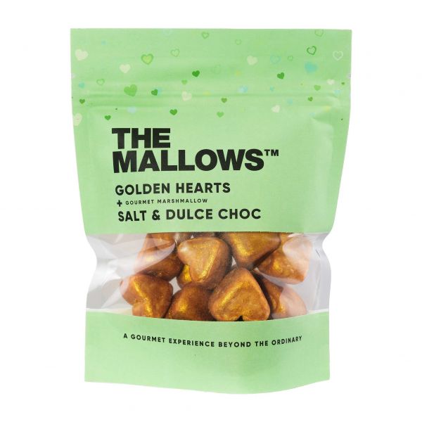 The Mallows Golden Hearts | Marshmallows | 90g