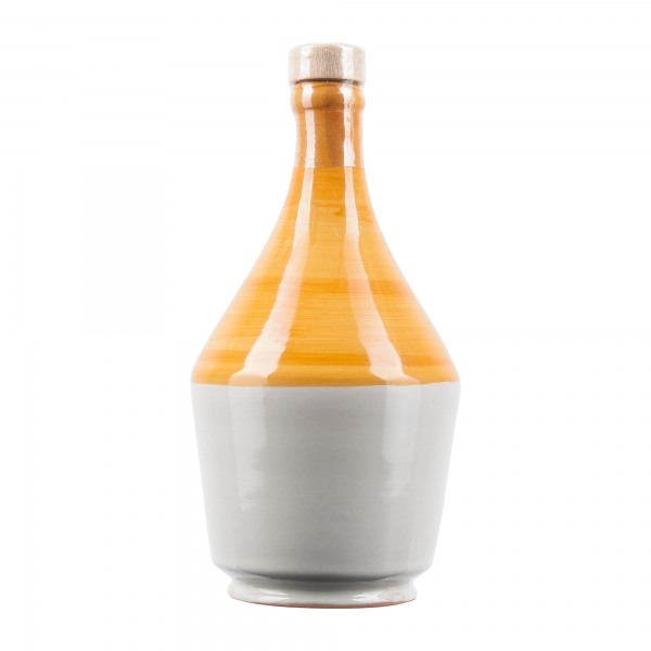 Frantoio di Perna | Olivenöl Keramikflasche orange weiß