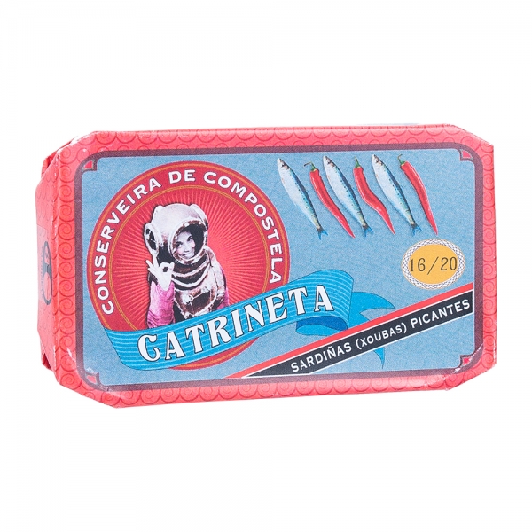 Catrineta Kleine Sardinen in Olivenöl mit Chili