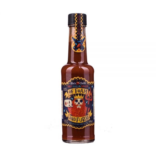 Mic's Chilli | Of Foam and Fury Hot Double IPA Sauce | Chilisauce | 155g