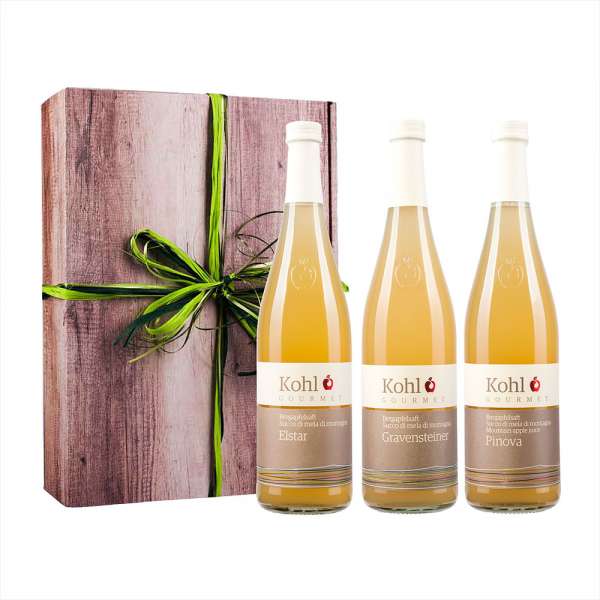 Kohl Gourmet | Bergapfelsaft 3er Geschenk