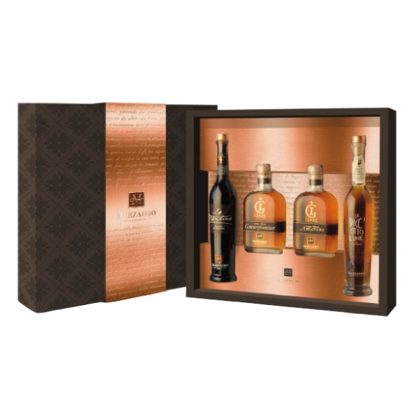 Marzadro Allegra Grappa Geschenkset