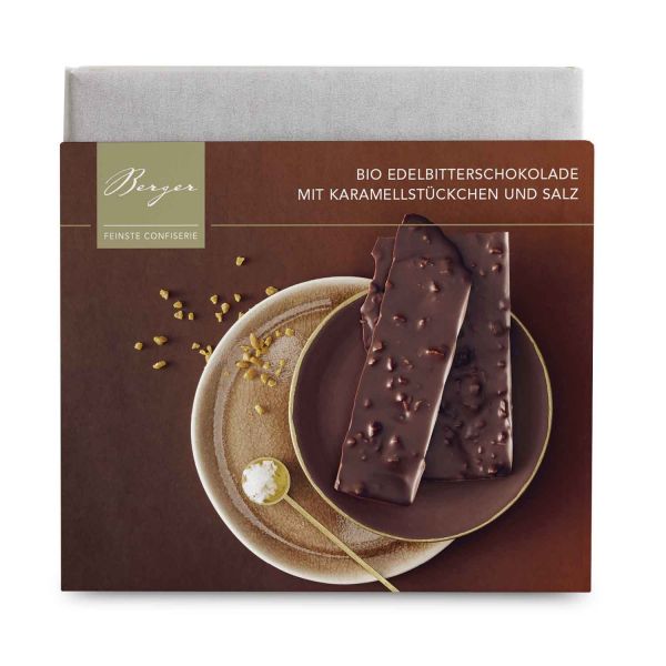 Berger Schokolade | Edelbitter Karamellstückchen [BIO]