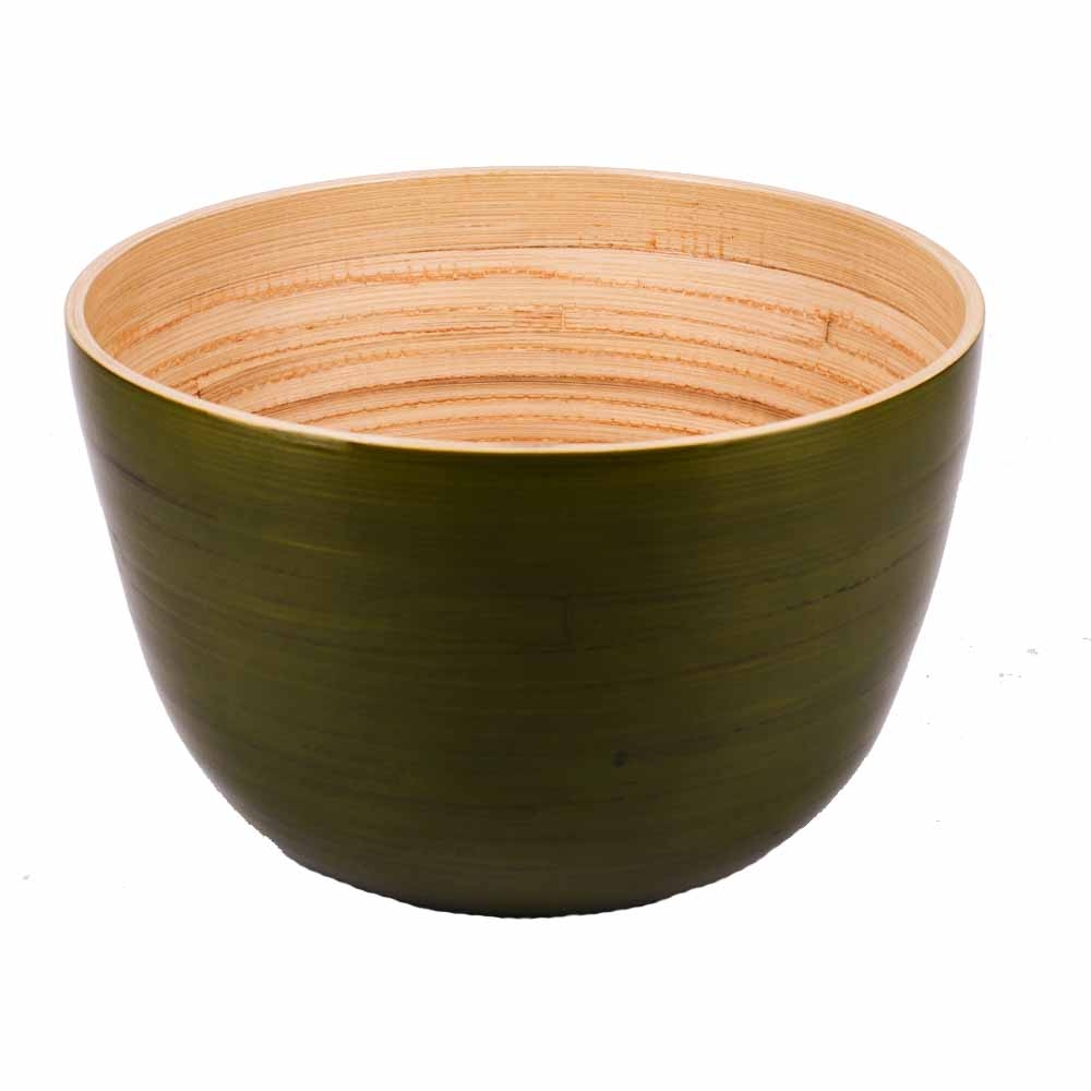 Albert L. Bambus Schüssel 15x10 grasgrün | nurgutes.de