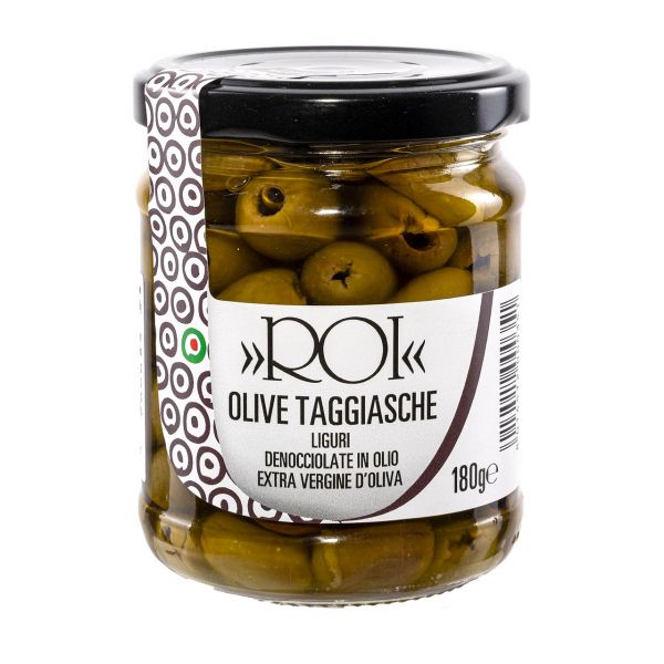 Olio Roi | Taggiasca Oliven ohne Stein | 180g