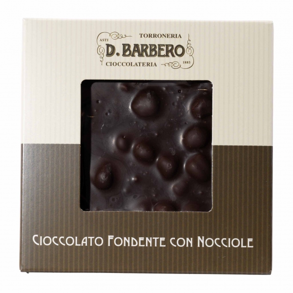 D.Barbero | dunkle Schokolade mit Haselnüssen | 120g