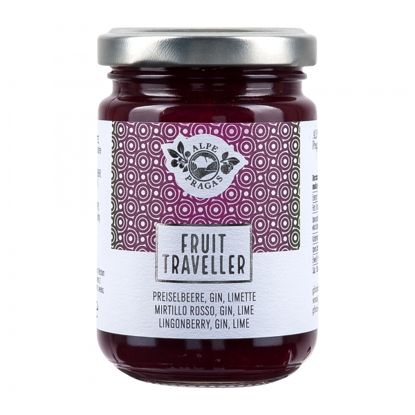 Alpe Pragas | Fruit Traveller | Preiselbeere mit Gin | 150g