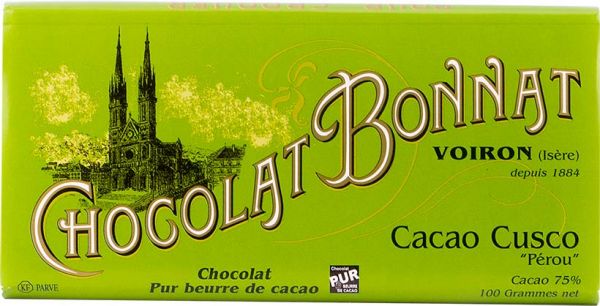 Bonnat Schokolade | Cacao Cusco 75% | dunkle Schokolade