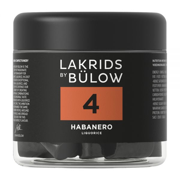 Lakrids by Bülow | 4 | Habanero | Chili Lakritz | small | 150g