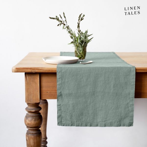 Linen Tales | Leinen Tischläufer | Green Milieu