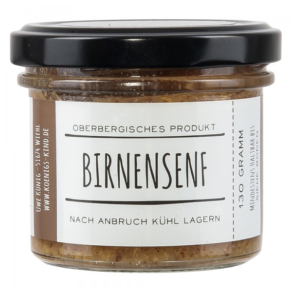 Königskind | Birnensenf | 125g