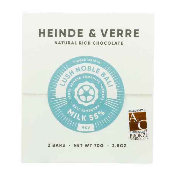 Heinde & Verre | Lush Noble Bali 55% | Milchschokolade