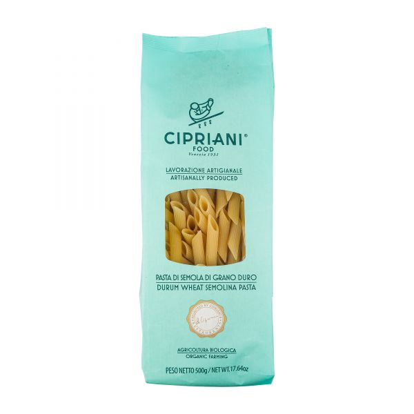 Cipriani Nudeln | Bio Penne aus Hartweizengrieß | 500g