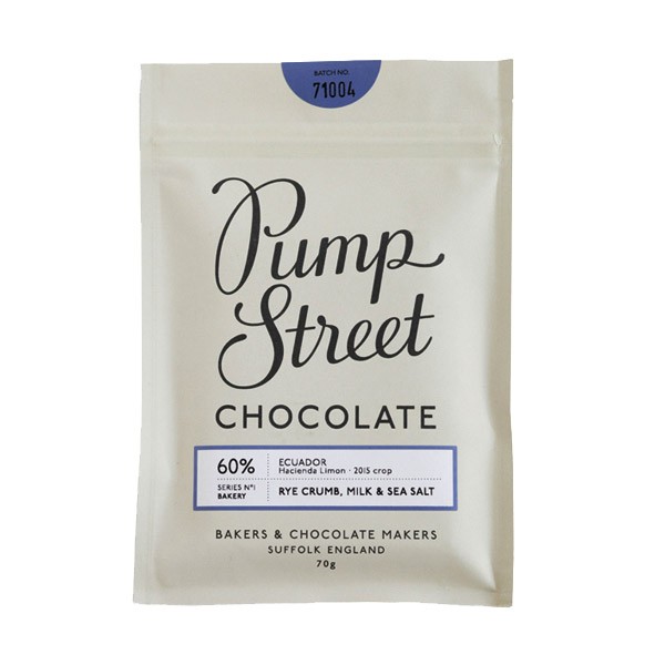 Pump Street Chocolate | Rye Crumb, Milk & Sea Salt