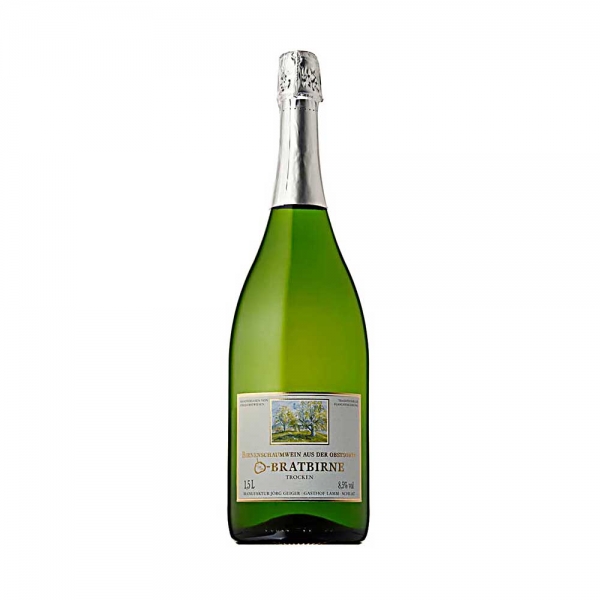 Manufaktur Jörg Geiger Schaumwein von der Champagner Bratbirne trocken Magnum