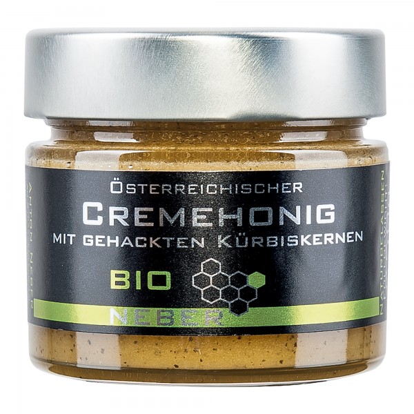 Neber | Cremehonig mit Kürbiskernen [BIO] | 250g