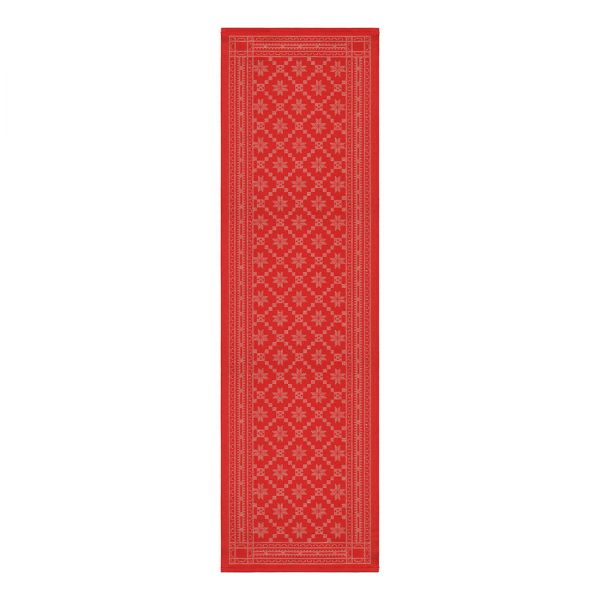 Ekelund | Attebladrose Tischläufer rot | 35x110cm
