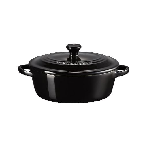 Le Creuset | Mini Cocotte oval | Schwarz