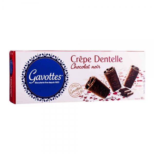 Gavottes Crepe Dentelle Chocolat Noir Zartbitter