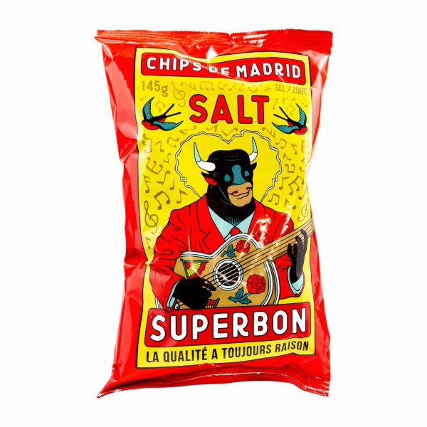 Salz Chips | Superbon Chips de Madrid | 145g