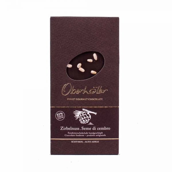 Oberhöller | Zirbelnuss Zartbitterschokolade | 100g
