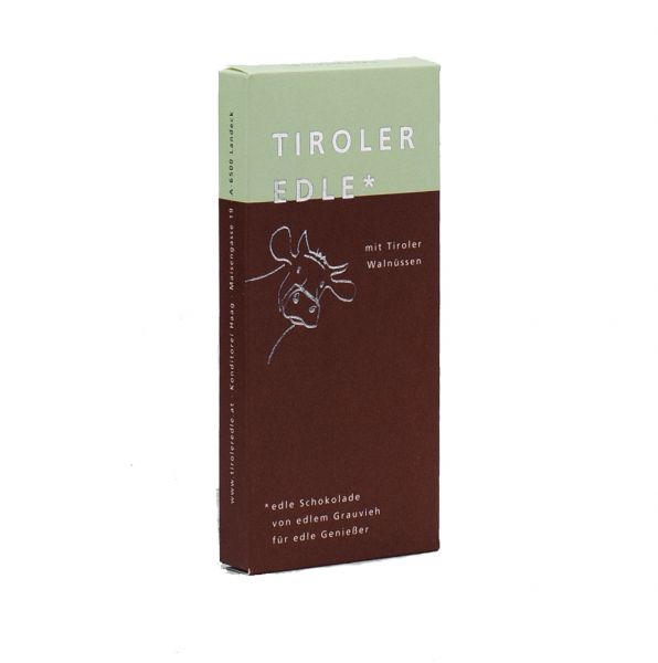 Tiroler Edle | Schokolade mit Tiroler Walnüssen 
