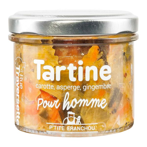 Rue Traversette Sale | Tartine pour homme | Karotte, Spargel, Ingwer | 110g