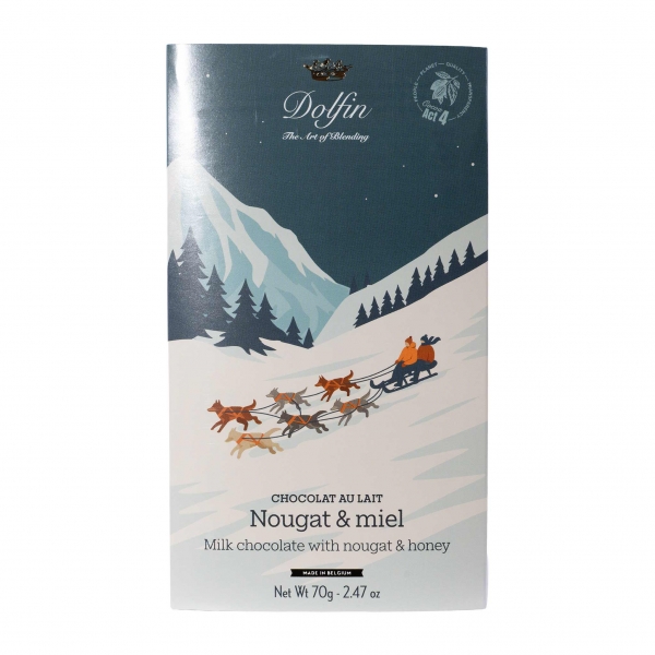 Dolfin | Milchschokolade mit Nougat und Honig