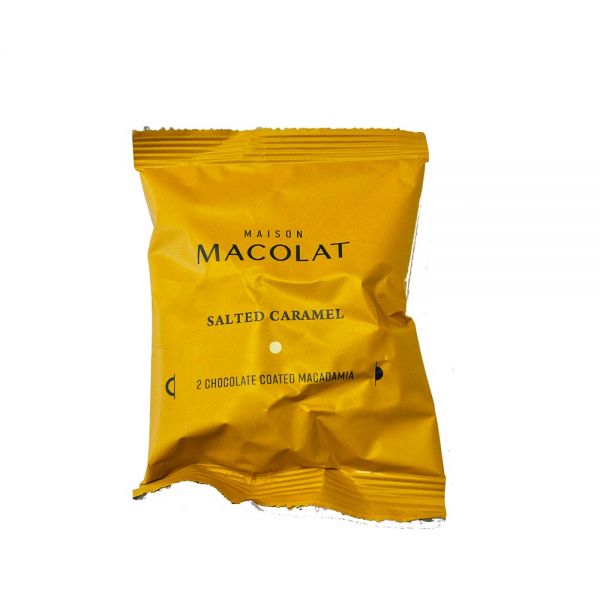Macolat Salted Caramel | Macadamia Nüsse | Flowpack